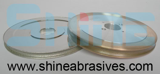 Metal Bond Diamond Grinding Wheel Round Edge 8mm Cho thủy tinh