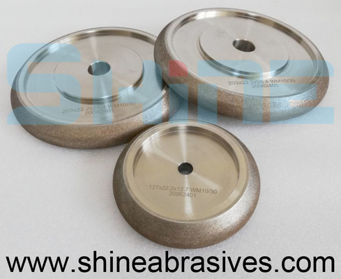 Làm bóng CBN Đốm sắc nét 1A1 Máy nghiền băng Saw Blade Đĩa nghiền kim cương