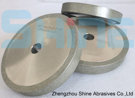 ODM kim cương phủ bánh xe 5 inch 1A1 kim cương điện đúc bánh xe
