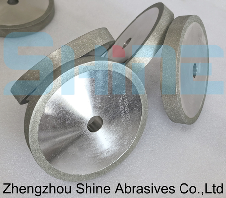 ODM kim cương phủ bánh xe 5 inch 1A1 kim cương điện đúc bánh xe