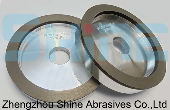 6A2 kim loại liên kết kim cương CBN bánh nghiền cho HSS công cụ hợp kim thủy tinh gốm