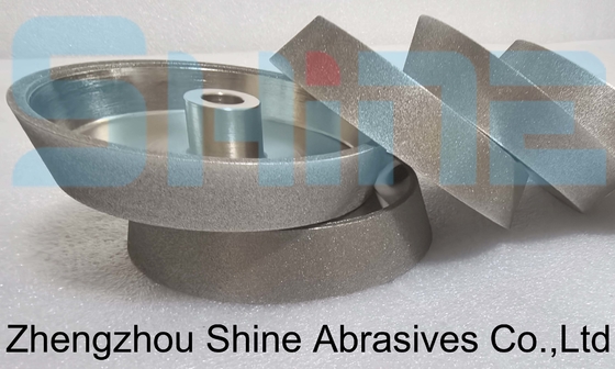 Điện đúc kim cương đơn Bevel trượt bánh xe cạnh hồ sơ đánh bóng