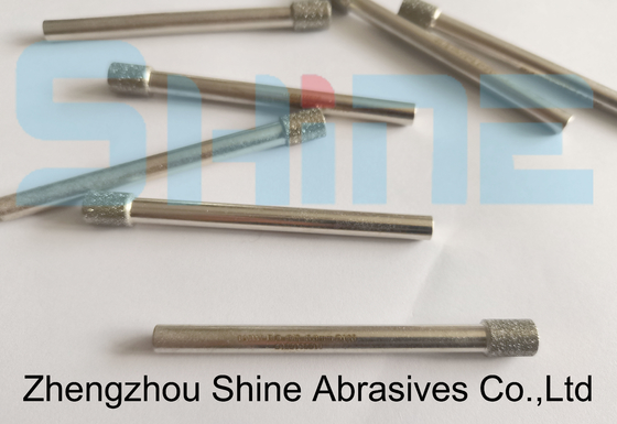 6mm Shank Diamond Plated Mandrels cho nghiền bên trong