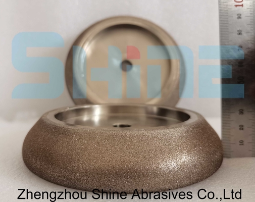 Cao độ xốp kim cương CBN bánh mài sắc nét liên kết Carbide 1 Inch Arbor lỗ