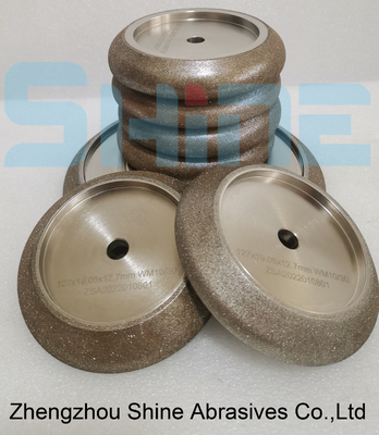 lưỡi kim cưa dây chuyền bánh xe mài kim cương điện đúc/CBN bánh trượt cho máy mài cưa gỗ