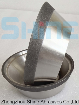 100mm 11V9 nhựa liên kết CBN / kim cương trượt bánh xe cho CNC dụng cụ trượt