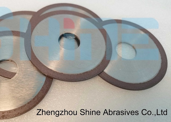 ISO 80mm nhựa liên kết bánh nghiền cho cắt Tungsten Carbide