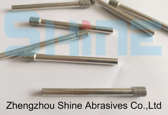 6mm Shank Diamond Plated Mandrels cho nghiền bên trong