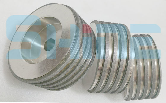 Sợi lăn CBN Đốm sắc Trapezoidal Reticulation răng thẳng 320# 200mm