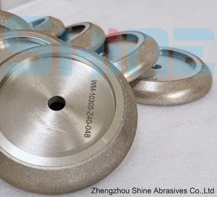 127mm Electroplate Cbn nghiền Profile Wheel cho sắc nét băng cưa 10/30