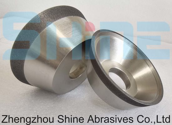 75mm 11V9 nhựa liên kết CBN / kim cương trượt bánh xe cho CNC công cụ trượt