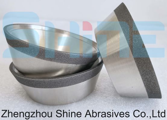 100mm 11V9 nhựa liên kết CBN / kim cương trượt bánh xe cho CNC dụng cụ trượt