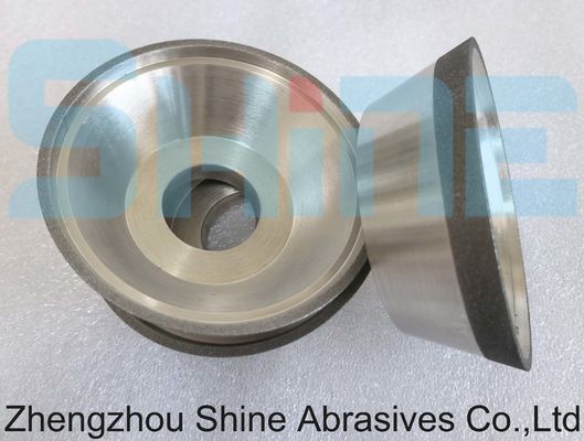 100mm 11V9 nhựa liên kết CBN / kim cương trượt bánh xe cho CNC dụng cụ trượt