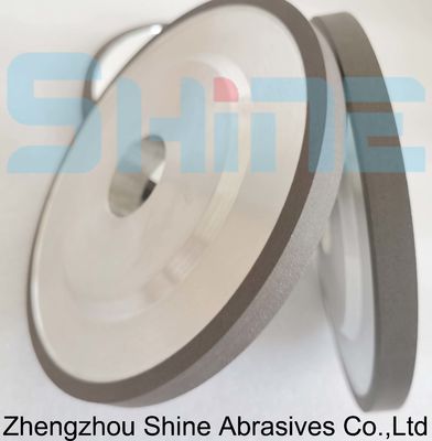 100mm 14F1 nhựa liên kết kim cương / CBN bánh nghiền cho Carbide xi măng