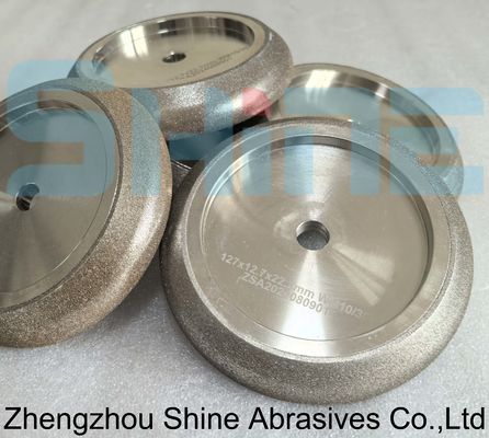 127mm Electroplated CBN trượt bánh xe cho băng đai đai sắc nét 10/30