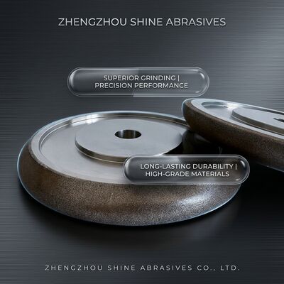 8inch 203mm Wm 10/30 Sharpener Electroplated CBN trượt bánh xe để sắc nét băng xem