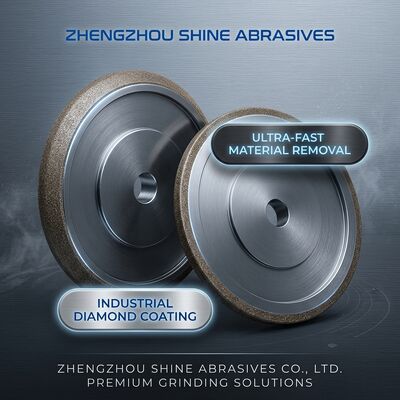 8inch 203mm Wm 10/30 Sharpener Electroplated CBN trượt bánh xe để sắc nét băng xem