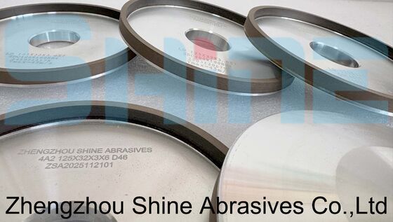 4A2 hình dáng kim cương bánh xe cho Solid Carbide Saw Blade Tooth Top Grinding