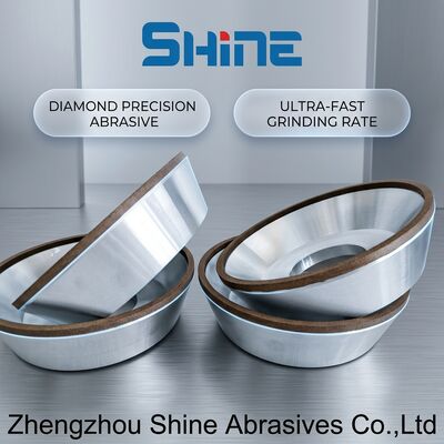 Bánh mài kim cương liên kết nhựa hình đĩa 12A2, đĩa mài trên