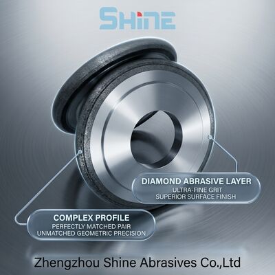 14FF1 Metal Bond CBN Vòng trượt cho công cụ HSS Thép không gỉ