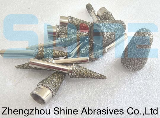 Electroplated diamond mounted points for  durable rotary tools