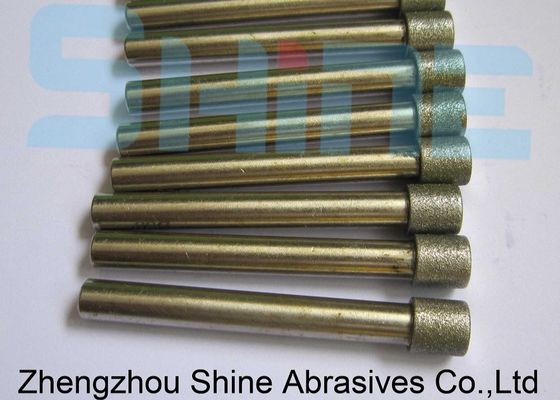 Cbn nội bộ kim cương nghiền chân 10mm Shank Điện đúc kim cương công cụ
