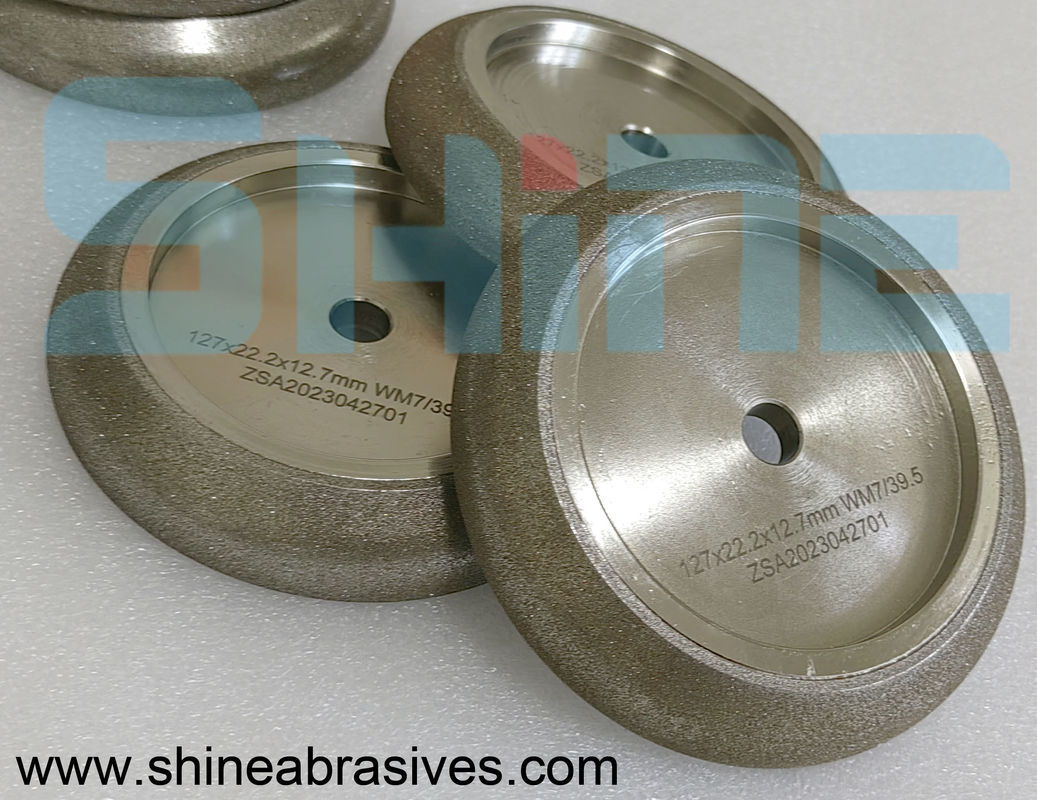 5' 7 / 39.5 Electroplated Cbn trượt bánh xe cho băng đai đai đai