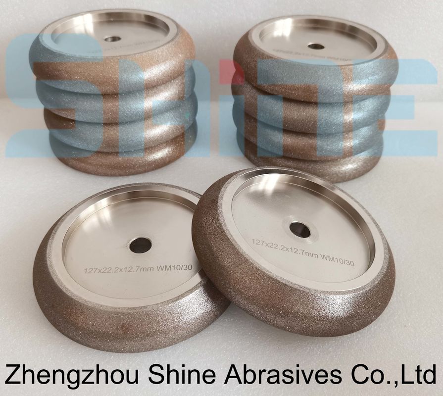 Thợ mài dây chuyền 5 " 10/30 ° CBN bánh nghiền cho gỗ Mizer Bandsaw