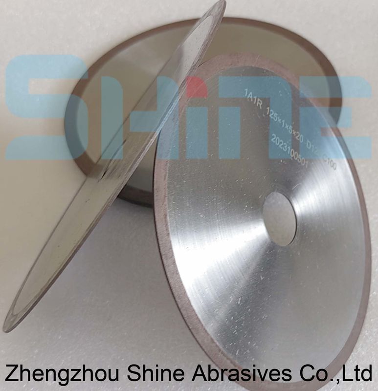 Chất liên kết nhựa 1A1R bánh cắt kim cương cho vật liệu carbure rắn