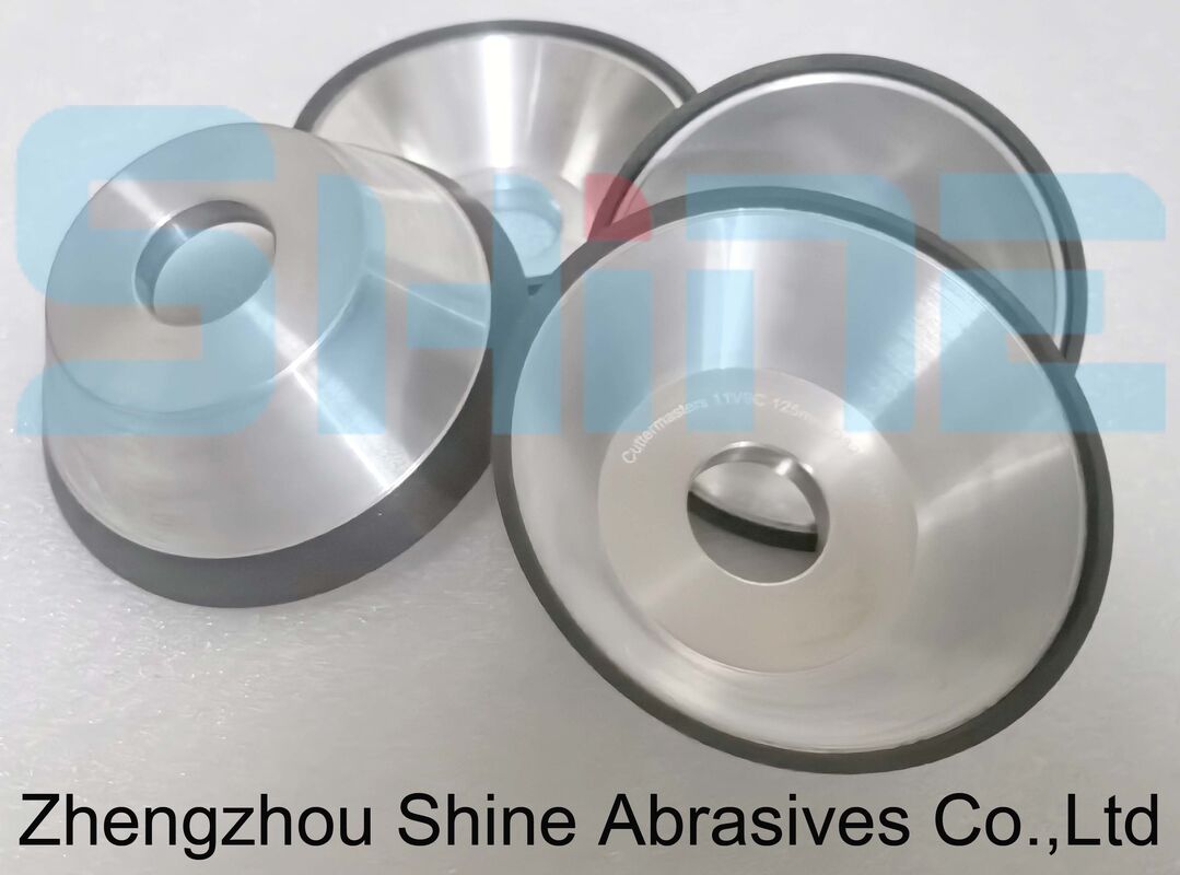 Vitrified Bond CBN bánh xẻ 200mm đường kính tiêu chuẩn để mang thép Xẻ chính xác hoàn thiện cao cấp