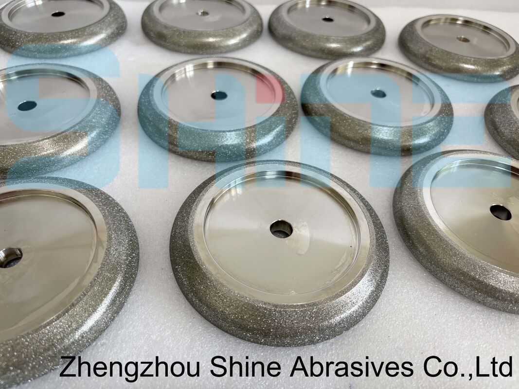 127mm 5 Inch Bánh mài băng cưa mạ điện CBN, định hình răng tùy chỉnh theo bản vẽ lưỡi cưa